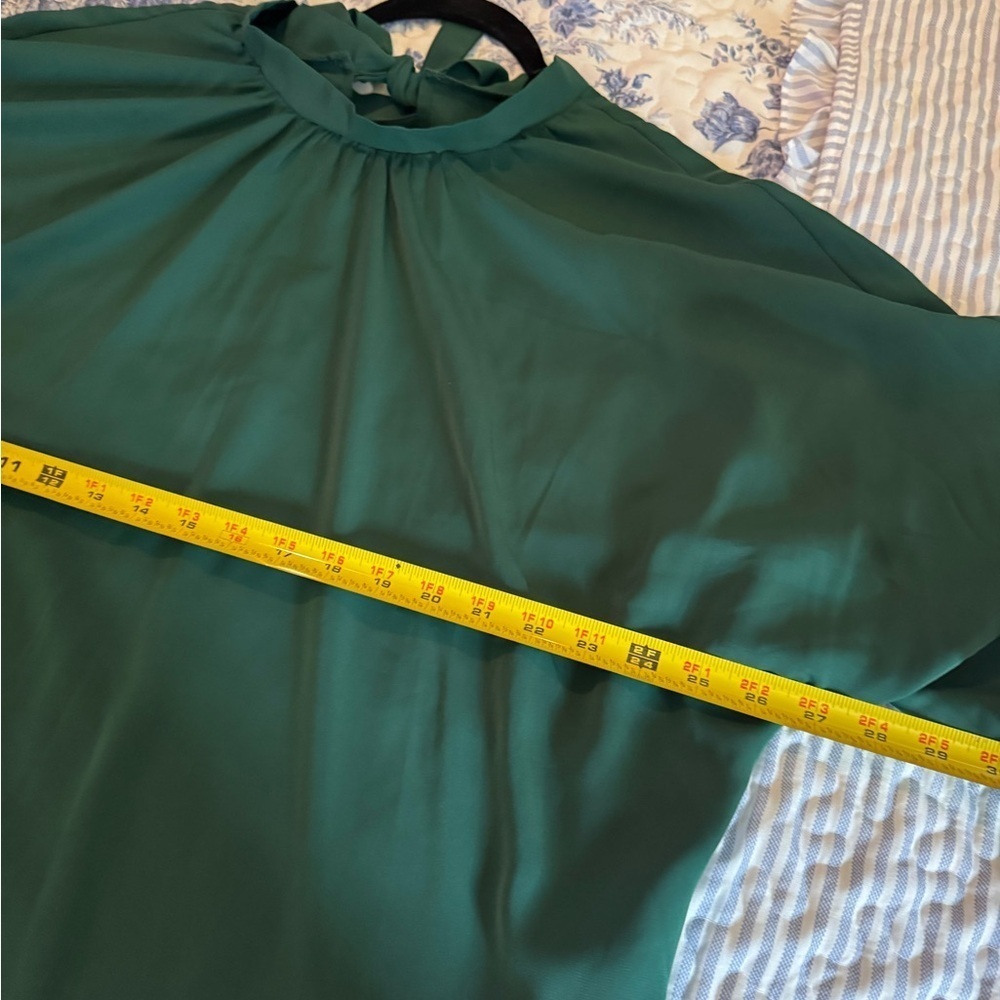 SHEIN plus Elegant Green Women's Top - Picture 6 of 9